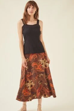 Clemmie Ribbed Tank -Outlet Sleek Vest Store 0031 CLEMMIE RIBBED BLACK 360