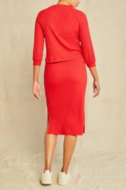 Vindy Paris Rib Skirt - Zinnia -Outlet Sleek Vest Store 0054 Vindy Zinnia 2250 web 878cc1ad 37e1 462e 9914 166b8fa2c5ef