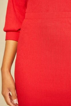 Vindy Paris Rib Skirt - Zinnia -Outlet Sleek Vest Store 0054 Vindy Zinnia 2328 web 7a64739c 2f0f 44c8 b885 31655d484f40