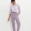 Henri Cupro Joggers - Lilac