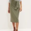 Aria Reverie Terry Skirt - Vetiver