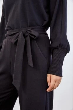 Coco Luxe Fleece Pants -Outlet Sleek Vest Store 0117CocoLuxeBlack 8162 web