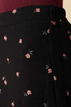 Sabine Luxe Fleece Skirt - Fleur -Outlet Sleek Vest Store 0153 Ebele Printed Fleur 5