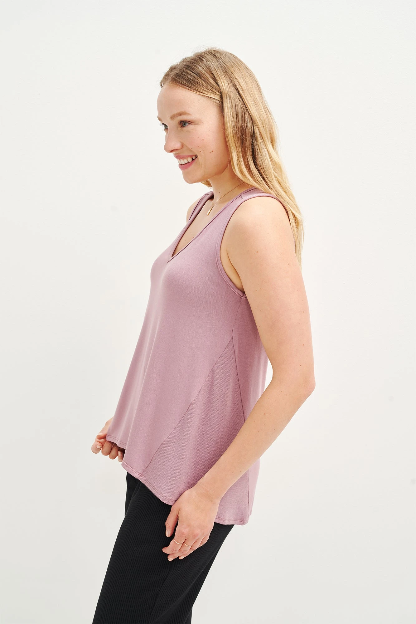 Sabel Dream Knit Tank - Lilac - ReAmour 2 Sabel Dream Knit Tank - Lilac - ReAmour - Image 2