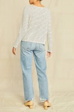 Marley Long Sleeve Tee - Trinidad Stripe -Outlet Sleek Vest Store 0296 Marley Trinidad Stripe 1179 web 017040d7 d425 475b 8ced b608f071310b