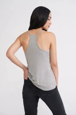 Jada Dream Knit Tank - Heather Grey -Outlet Sleek Vest Store 0297 Jada Modal Heather Grey 0318 web b61192aa 6a4f 473a a47d a688379ef97f