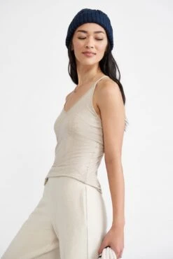 Jada Dream Knit Tank - Oatmeal 7 Jada Dream Knit Tank - Oatmeal -Outlet Sleek Vest Store 0297 Jada Modal Oatmeal 0327 web 25169431 491b 49bd 86c4 7a093a28f7a8