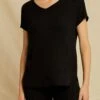 Stella Dream Rib Tee - Black