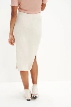 Vindy Linen Rib Skirt -Outlet Sleek Vest Store 0343 Vindy Linen Rib Linen 0324 Web