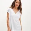 Wray Silken Modal Tee - White