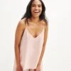 Gretta Cottonseed Cupro Tank - Rose