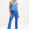 Gwen Ribbed Pants - Lapis