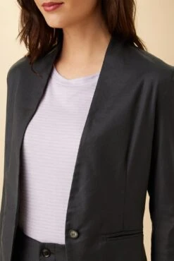 Meredith Femme Fête Blazer - Pewter 8 Meredith Femme Fête Blazer - Pewter -Outlet Sleek Vest Store 03 7930 Meredith Pewter 4