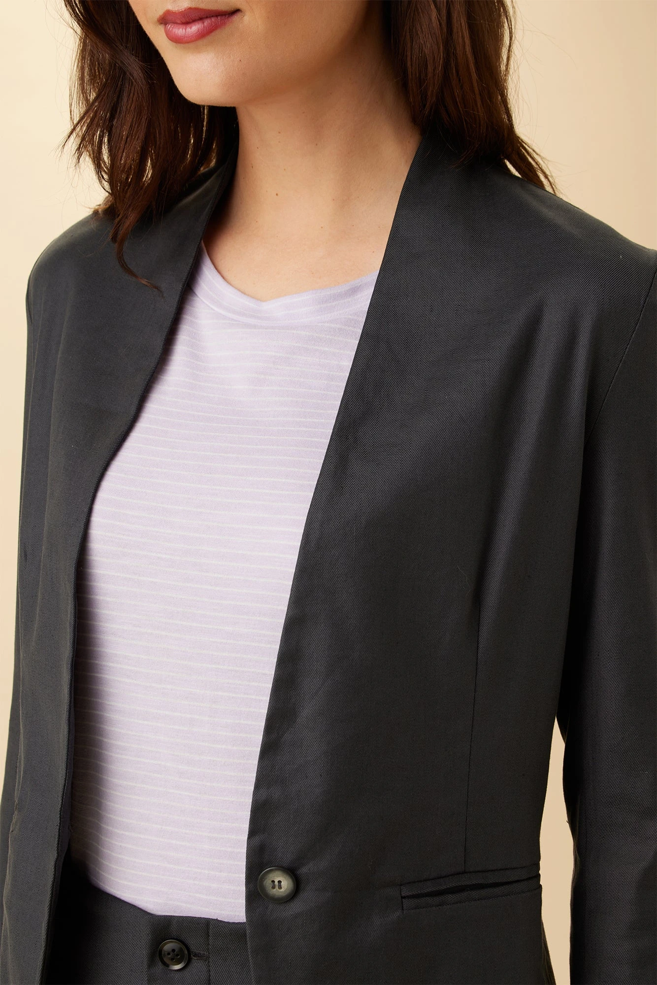 Meredith Femme Fête Blazer - Pewter 4 Meredith Femme Fête Blazer - Pewter - Image 4