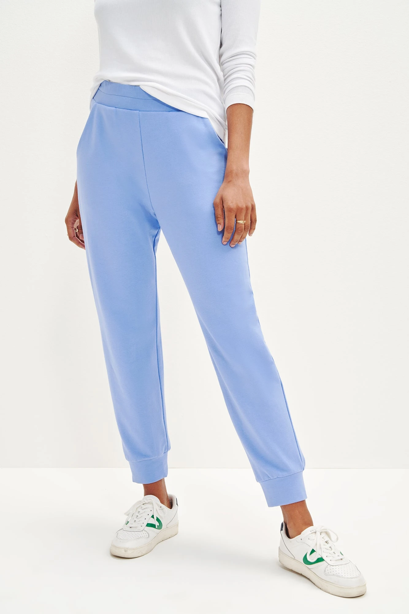 Skylar Reverie Terry Joggers - Sky - ReAmour 1 Skylar Reverie Terry Joggers - Sky - ReAmour