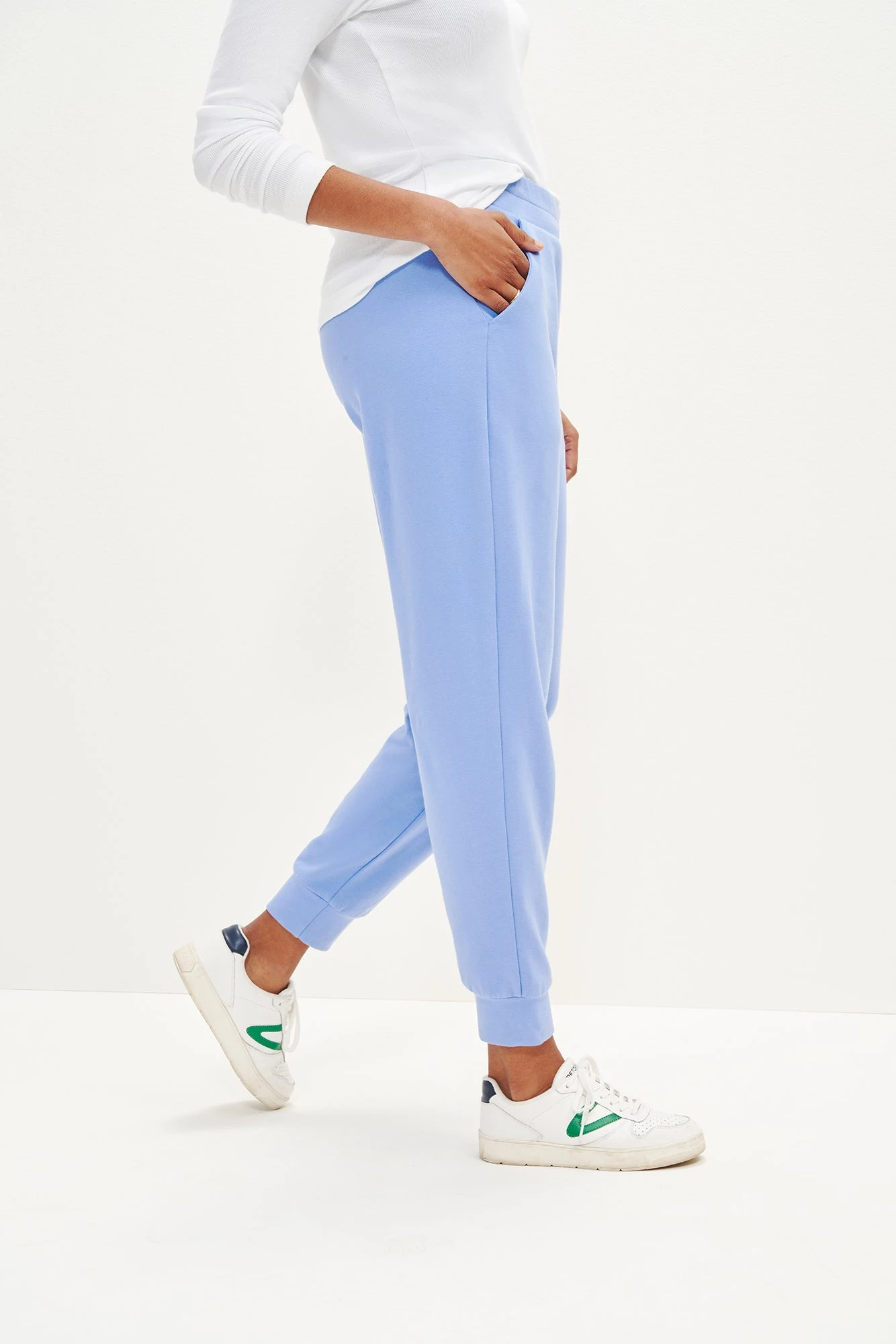 Skylar Reverie Terry Joggers - Sky - ReAmour 2 Skylar Reverie Terry Joggers - Sky - ReAmour - Image 2