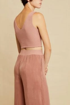 Rosa Paris Rib Tank - Quartz -Outlet Sleek Vest Store 0516 Rosa Quartz 0675 06d09868 1bcb 4387 89e2 703cccb5040b