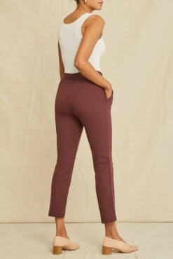 Graziella Ponte Twill Pants - Mocha -Outlet Sleek Vest Store 0548 Graziella Ponte Mocha 5391 15895dbd f165 429e a7b6 a1d781140cd6