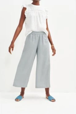 Salice Linen Pants - ReAmour 37 Salice Linen Pants - ReAmour -Outlet Sleek Vest Store 0558 Salice Linen Eucalyptus 1285 web acba8a11 62af 4f2d bb47 62bab4858db7