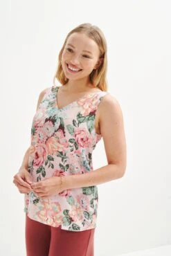Ninette Upcycled Tank - ReAmour -Outlet Sleek Vest Store 0589 Ninette Upcycled Genoa Floral 0437 web dc72cbd3 c1f1 4014 a53e 3f9e8be0c3f1