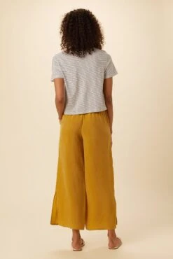 Roxie Reverie Slub Tee - Gigi White Stripe -Outlet Sleek Vest Store 0595 Roxie Gigi Stripe White 3