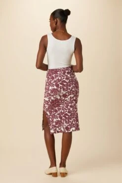 Vindy Provence Rib Skirt - Verona Truffle -Outlet Sleek Vest Store 0725 Vindy Provence Verona Truffle 3