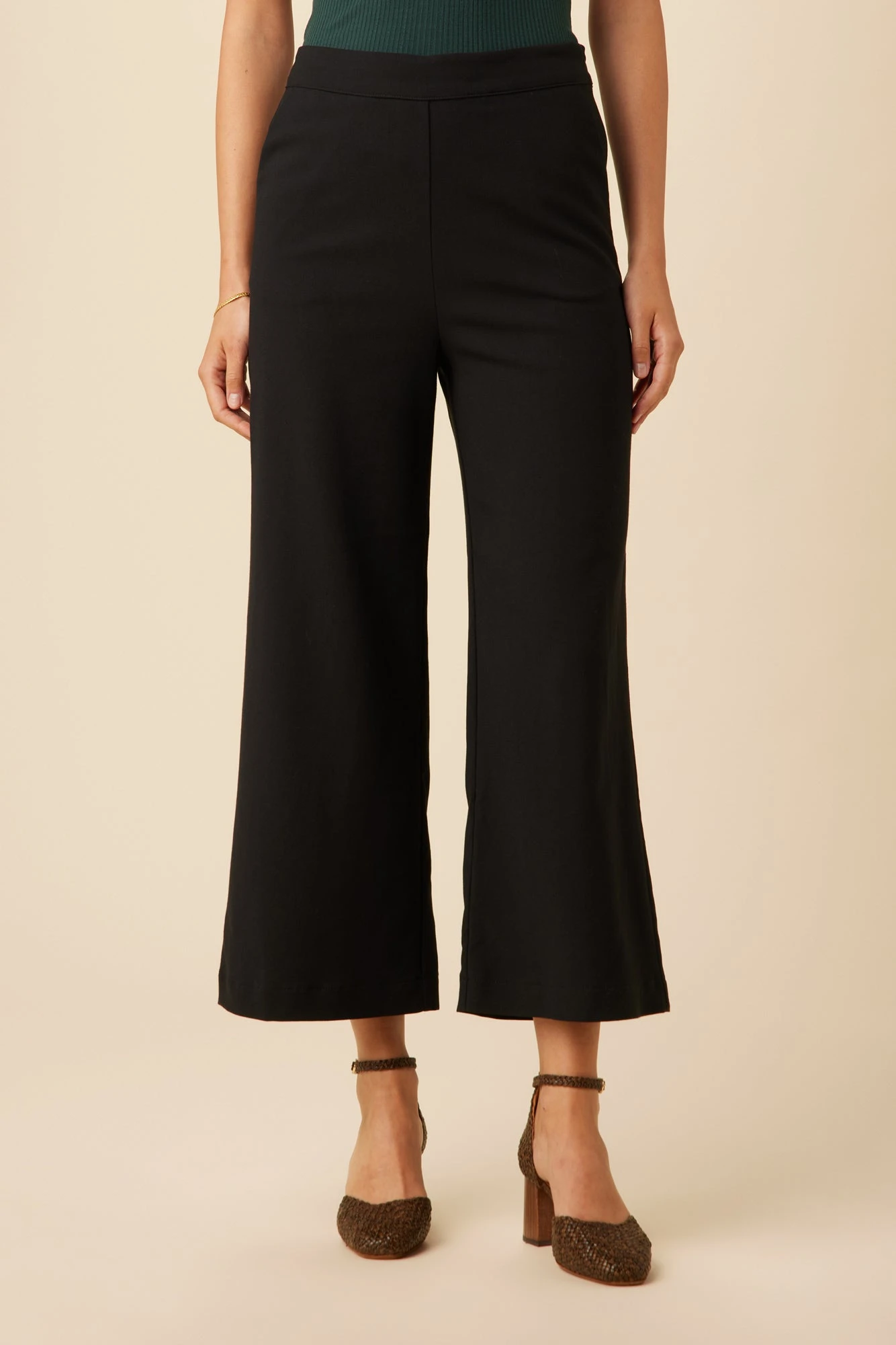 Charlie Wide Leg Pant - Black 1 Charlie Wide Leg Pant - Black