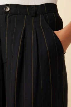 Holland Viscose Pant - Navy Stripe -Outlet Sleek Vest Store 10035R1 Holland Navy Stripe 5