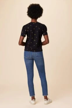 Odilia Reverie Knit Tee - Positano -Outlet Sleek Vest Store 10089 Odilia Positano 3