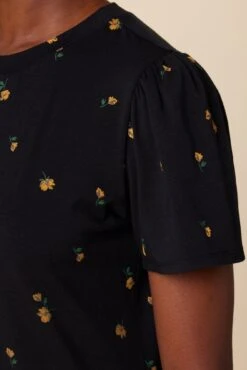 Odilia Reverie Knit Tee - Positano -Outlet Sleek Vest Store 10089 Odilia Positano 4