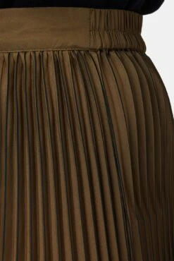 Blaze Skirt - Bronzed Olive 9 Blaze Skirt - Bronzed Olive -Outlet Sleek Vest Store 10108 Blaze Pleated Bronzed Olive 5