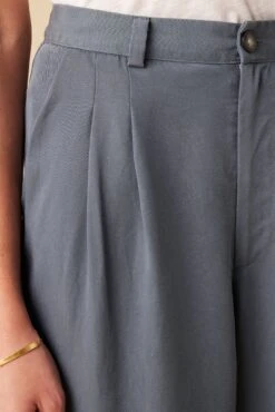 Holland Tencel Twill Pant - Slate -Outlet Sleek Vest Store 10160 Holland Twill Slate 5