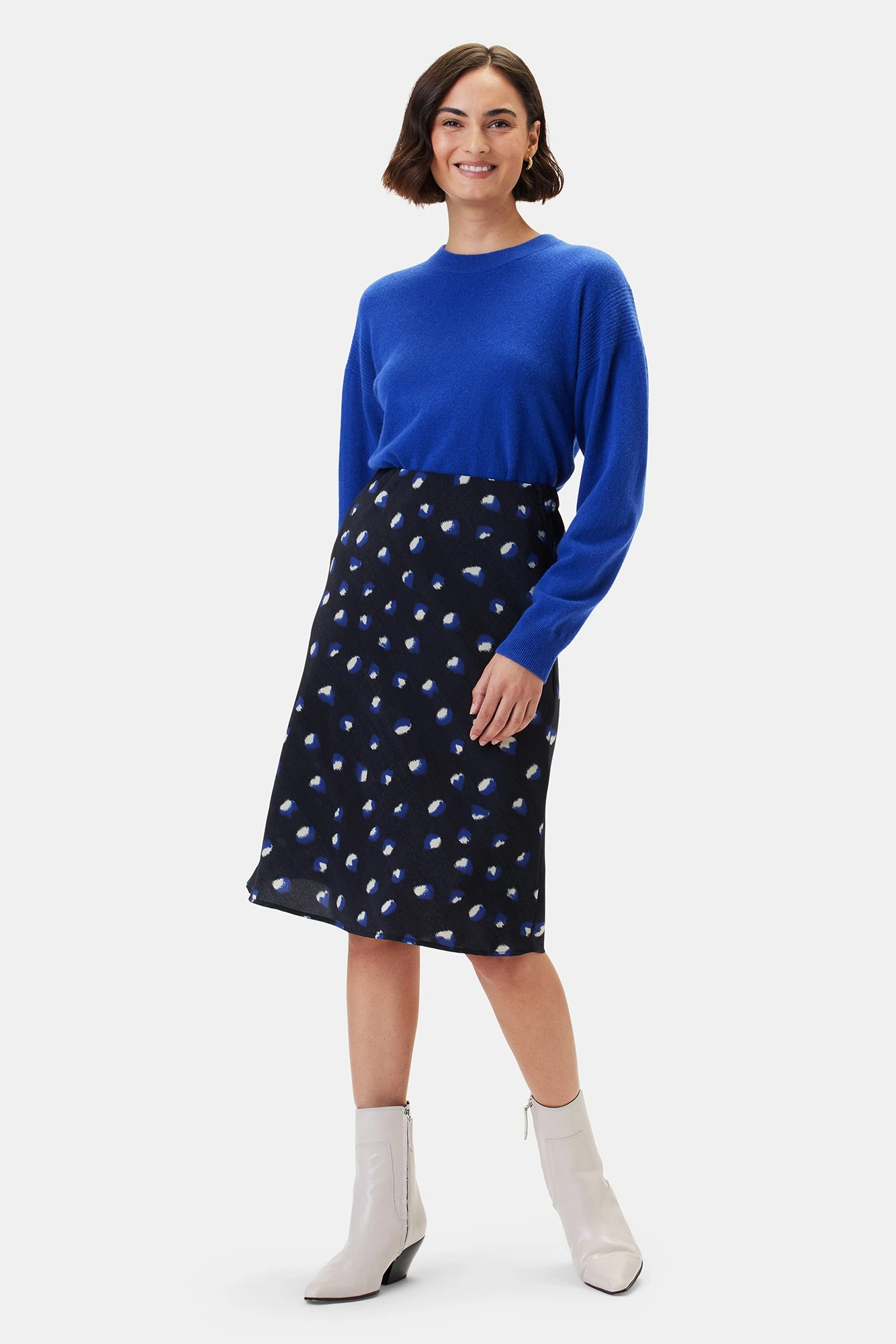 Eve Washable Silk Skirt - Pavo 2 Eve Washable Silk Skirt - Pavo - Image 2