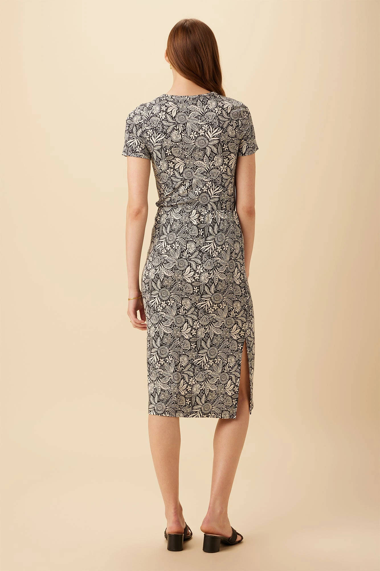 Vindy Viscose Knit Skirt - Nina Black 4 Vindy Viscose Knit Skirt - Nina Black - Image 4