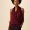 Agnes Dream Knit Top - Plum