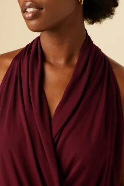 Agnes Dream Knit Top - Plum -Outlet Sleek Vest Store 1410 Agnes Plum 4