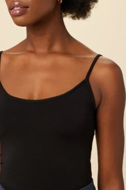 Camille Dream Knit Camisole - Black 7 Camille Dream Knit Camisole - Black -Outlet Sleek Vest Store 16 7046 Camille Black 4