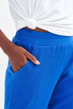 Skylar Paris Rib Joggers - Lapis -Outlet Sleek Vest Store 2050 Skylar Paris Rib Lapis 1536 web 91599a3c 8dab 4244 976f 54d7633da9fe