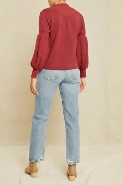 Maggie Luxe Fleece Top - Mulberry -Outlet Sleek Vest Store 211013 AV October ECOMM 0699MaggieMulberryLuxeFleece 7531 web 3255bd1e cbf9 45fa acaa 81622e944eb7