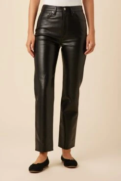 AGOLDE Recycled Leather 90s Pinch Waist Jean - Detox