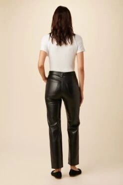 AGOLDE Recycled Leather 90s Pinch Waist Jean - Detox -Outlet Sleek Vest Store 3RDPA5997DETOX 90s Pinch Recycled Leather Detox 3