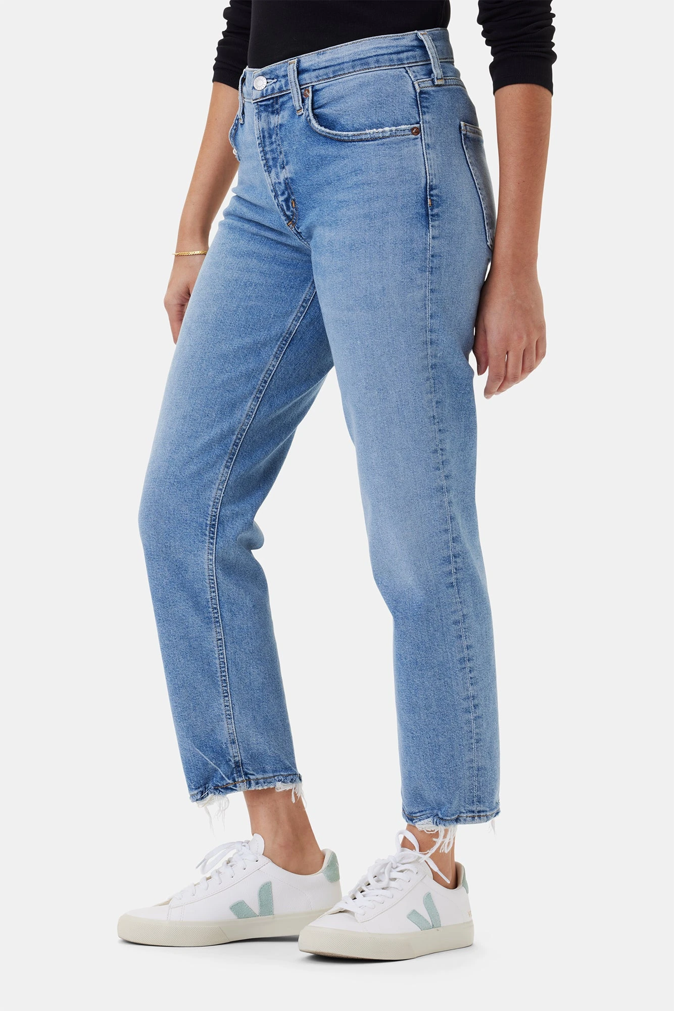 AGOLDE Kye Mid Rise Straight Crop Jean - Forseen 3 AGOLDE Kye Mid Rise Straight Crop Jean - Forseen - Image 3