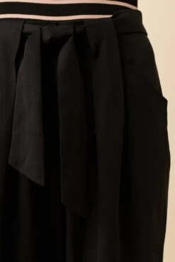 Anissa TENCEL™ Twill Pant - Black -Outlet Sleek Vest Store 4104R1 Anissa Tencel Twill Black 5