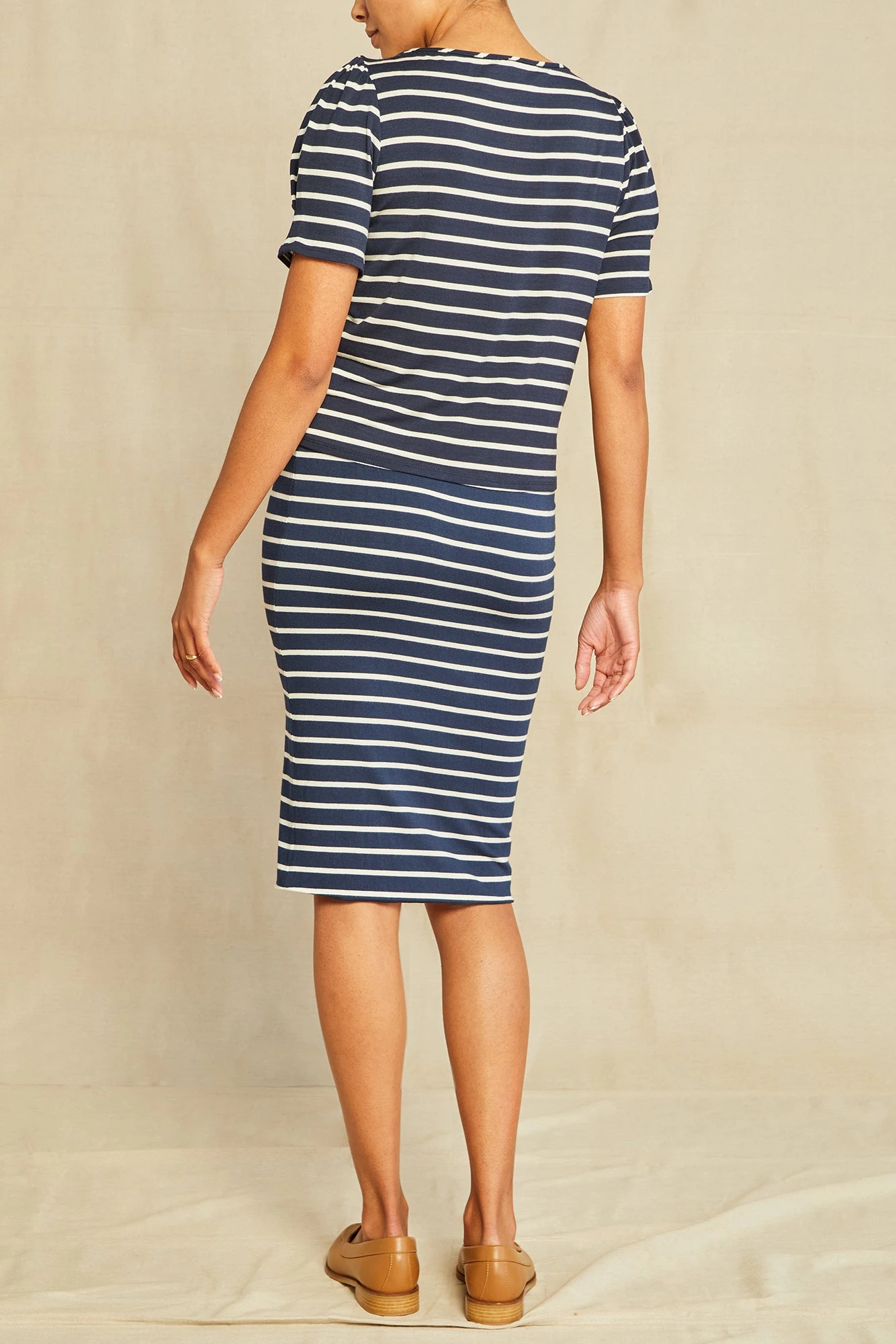 Yuma Dream Knit Skirt - Basque Stripe 3 Yuma Dream Knit Skirt - Basque Stripe - Image 3