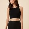 Katrina Paris Rib Tank - Black