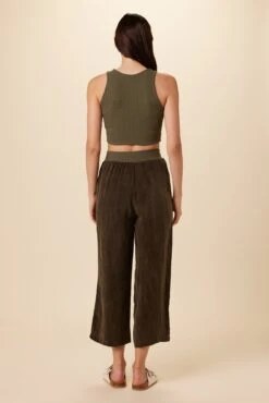 Katrina Paris Rib Tank - Calla Green 6 Katrina Paris Rib Tank - Calla Green -Outlet Sleek Vest Store 6681 Katrina Calla Green 3