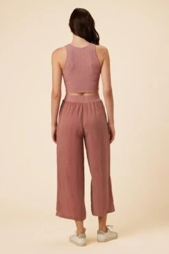 Katrina Paris Rib Tank - Quartz -Outlet Sleek Vest Store 6681 Katrina Quartz 3