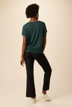 Mayr Dream Knit Tee - Darkest Spruce -Outlet Sleek Vest Store 7044 Mayr Darkest Spruce 3