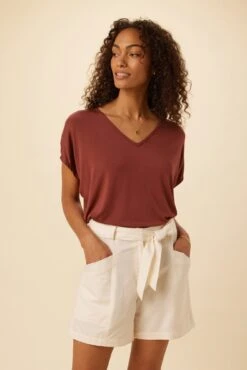 Mayr Dream Knit Tee - Earth