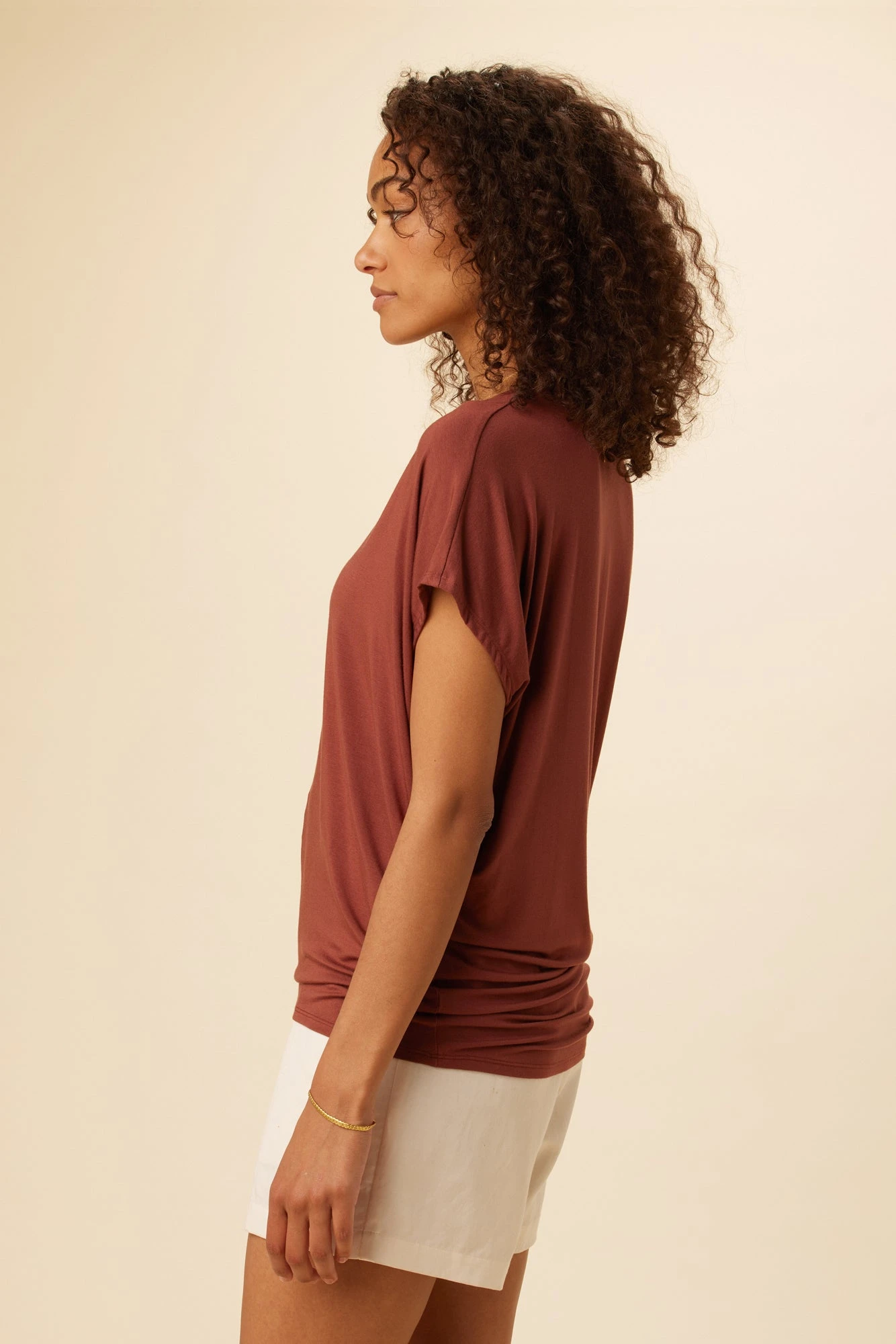 Mayr Dream Knit Tee - Earth 2 Mayr Dream Knit Tee - Earth - Image 2